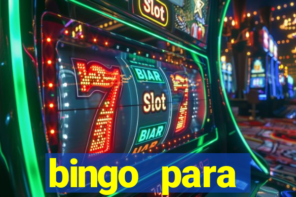 bingo para despedida de solteira para imprimir